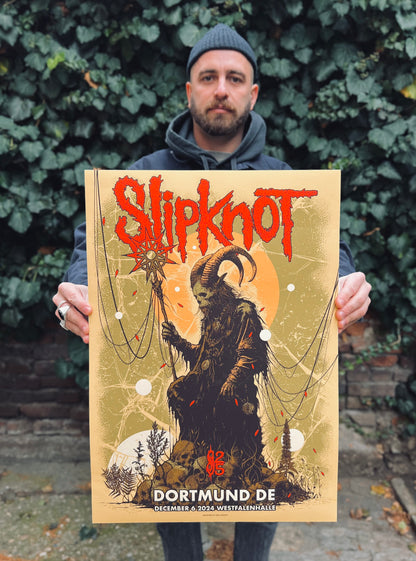 SLIPKNOT "Westfalenhalle" DORTMUND OFFICIAL GIG POSTER