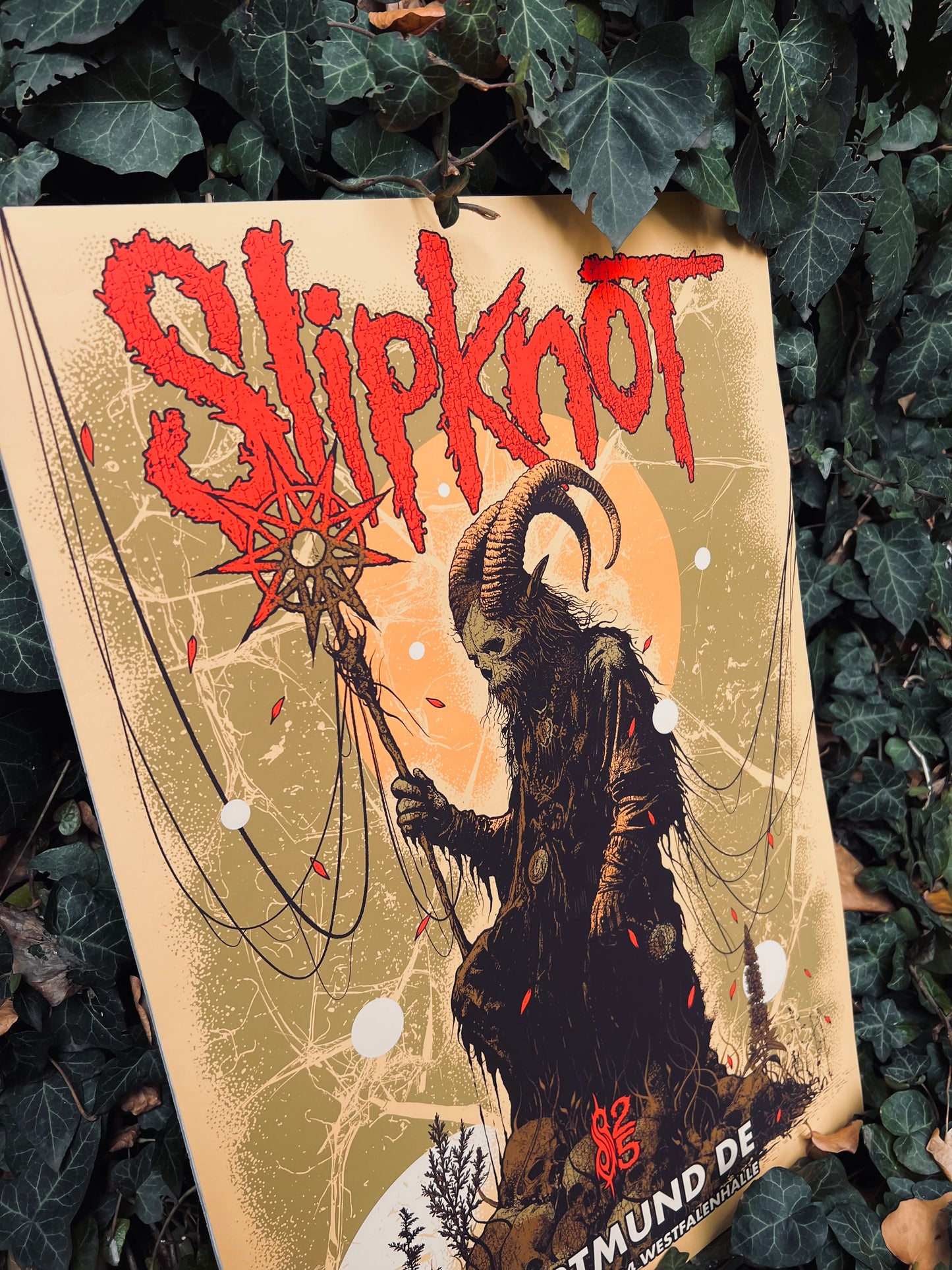 SLIPKNOT "Westfalenhalle" DORTMUND OFFICIAL GIG POSTER