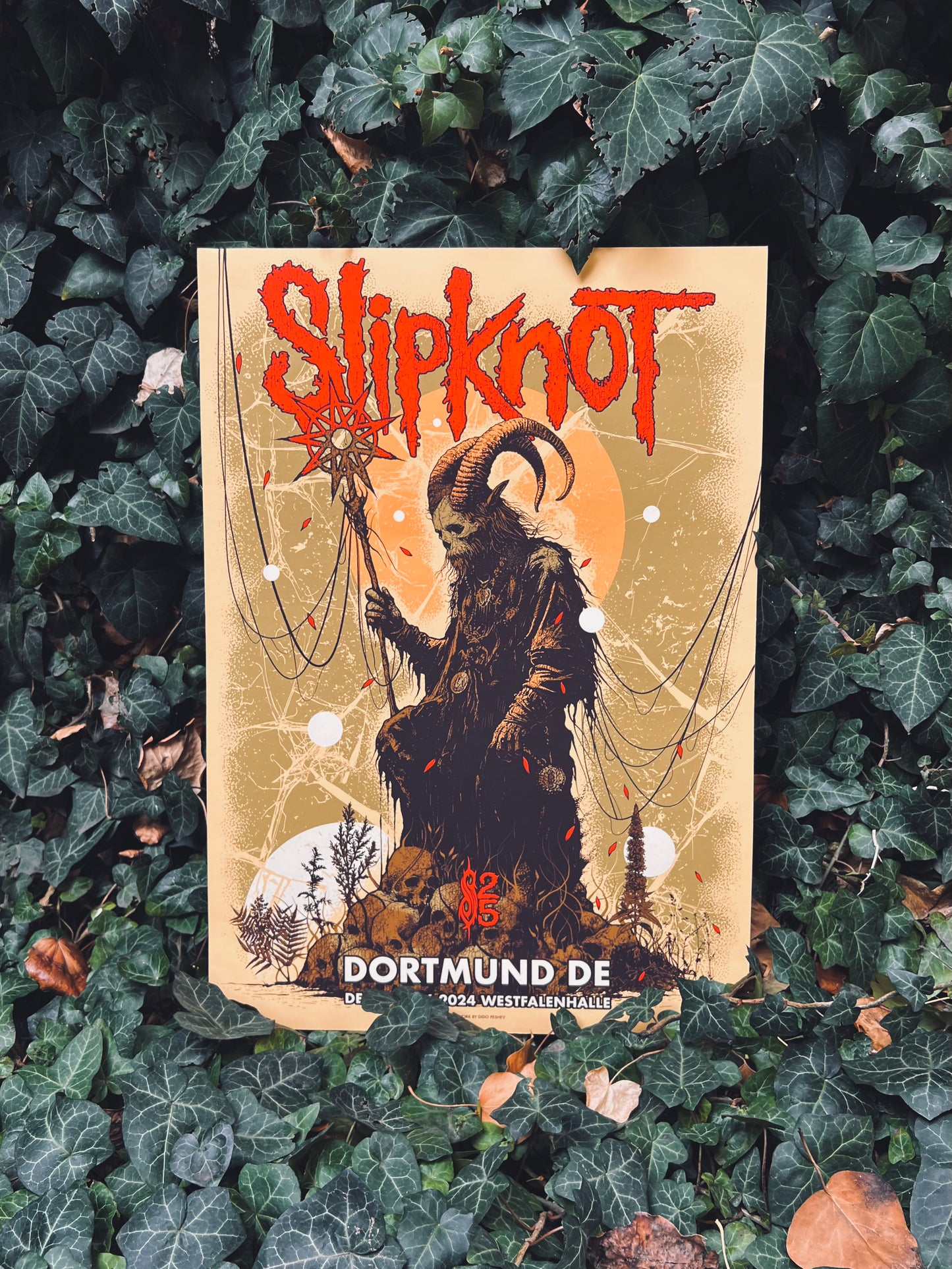 SLIPKNOT "Westfalenhalle" DORTMUND OFFICIAL GIG POSTER