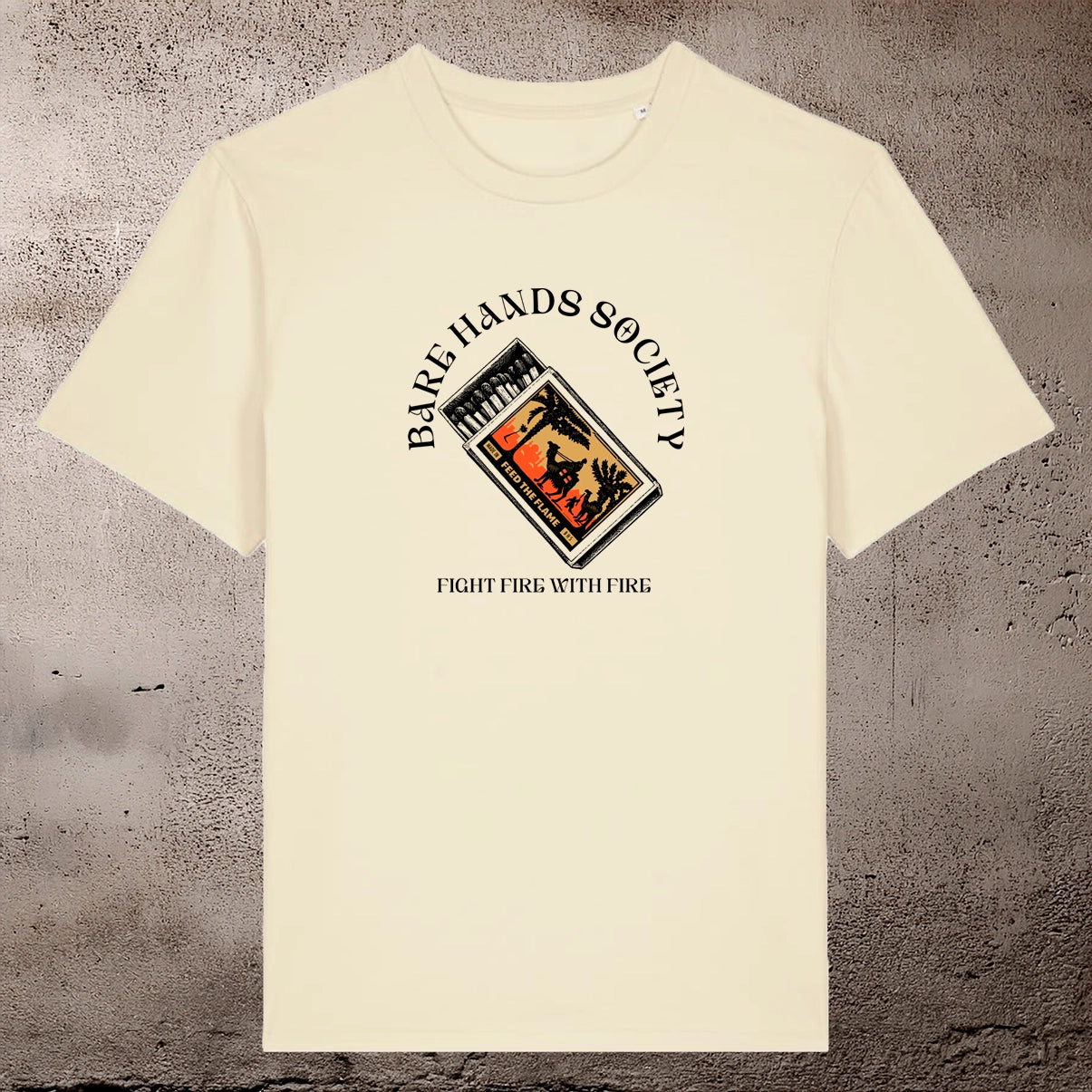 BHS "MATCHBOX" ORGANIC COTTON UNISEX HONEY PAPER T-SHIRT