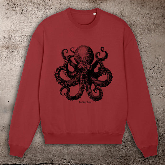 BHS "OCTOPUS" ORGANIC COTTON OVERSIZED UNISEX CREWNECK