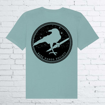 BARE HANDS SOCIETY PEN CROW UNISEX T-SHIRT