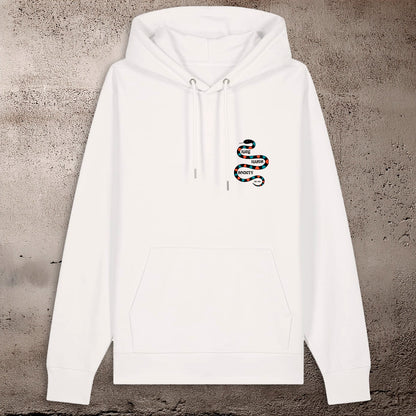 BHS HARLEQUINO UNISEX OFF WHITE HOODIE