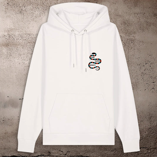 BHS HARLEQUINO UNISEX OFF WHITE HOODIE