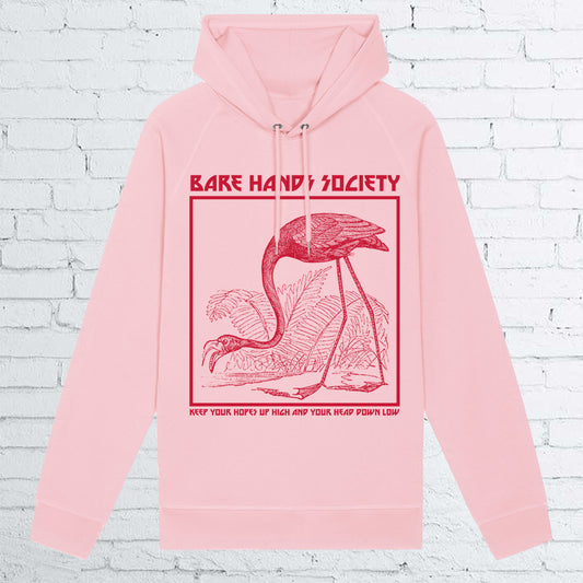 BHS FLAMINGO UNISEX PINK HOODIE