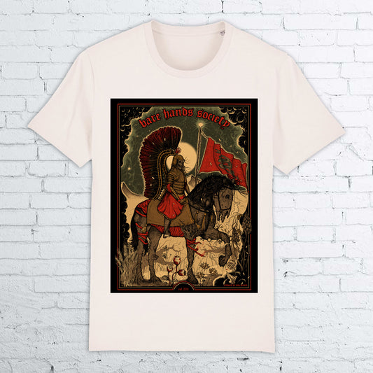 THE WINGED HUSSAR ORGANIC COTTON LIMITED EDITION vintage white T-SHIRT