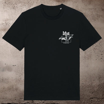 BHS BAT UNISEX BLACK T-SHIRT