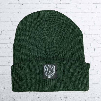 Bare Hands Society SQUARE LOGO HERITAGE BEANIE