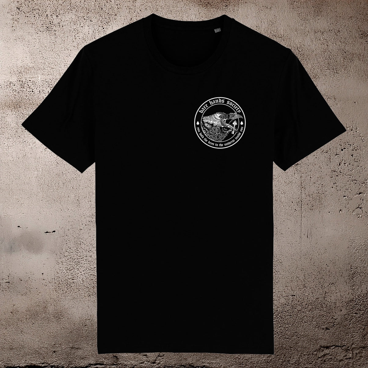 BARE HANDS SOCIETY CROW KEY UNISEX T-SHIRT