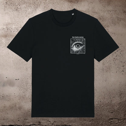 BARE HANDS SOCIETY ELECTRIC EYE UNISEX BLACK T-SHIRT