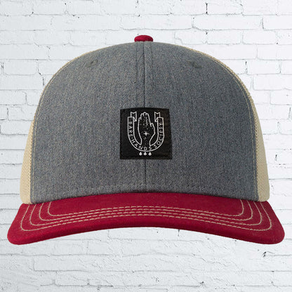 BHS LOGO LABEL SIX Panel CANVAS Trucker Cap