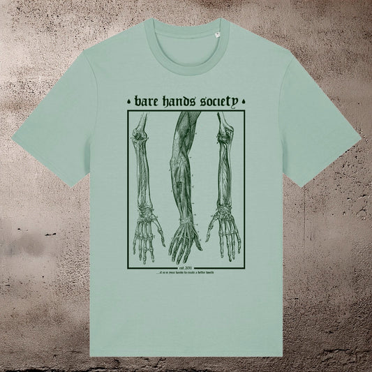 BHS "HANDS" ORGANIC COTTON UNISEX ALOE T-SHIRT