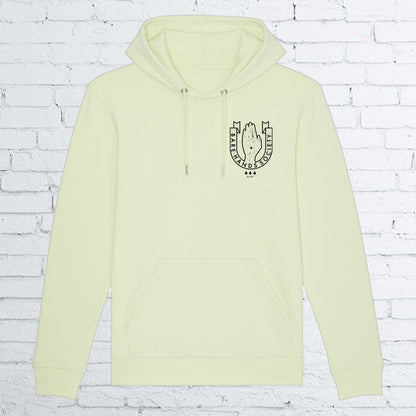 BHS LOGO UNISEX STEM GREEN HOODIE