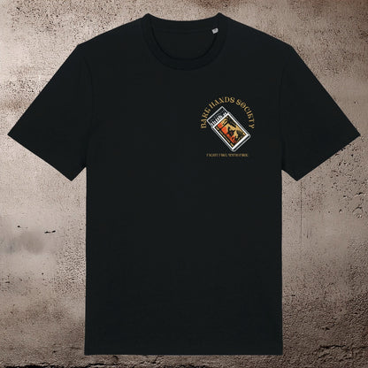 BHS "MATCHBOX" ORGANIC COTTON UNISEX BLACK T-SHIRT