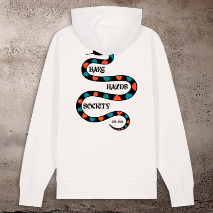 BHS HARLEQUINO UNISEX OFF WHITE HOODIE