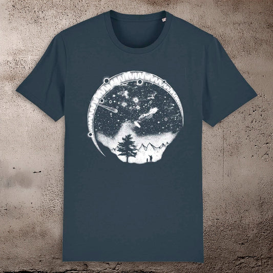 BHS STARRY SKY ORGANIC COTTON UNISEX INDIA INK T-SHIRT