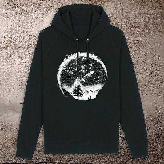 BHS STARRY SKY UNISEX BLACK HOODIE