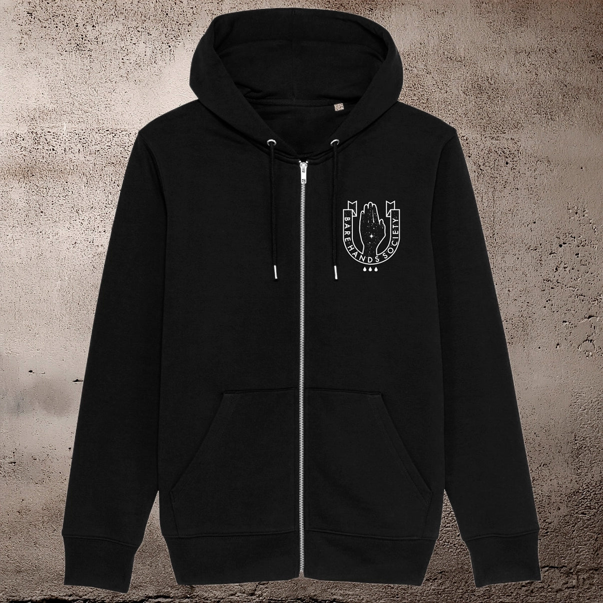BHS LOGO UNISEX ZIP-THRU HOODIE SWEATSHIRT