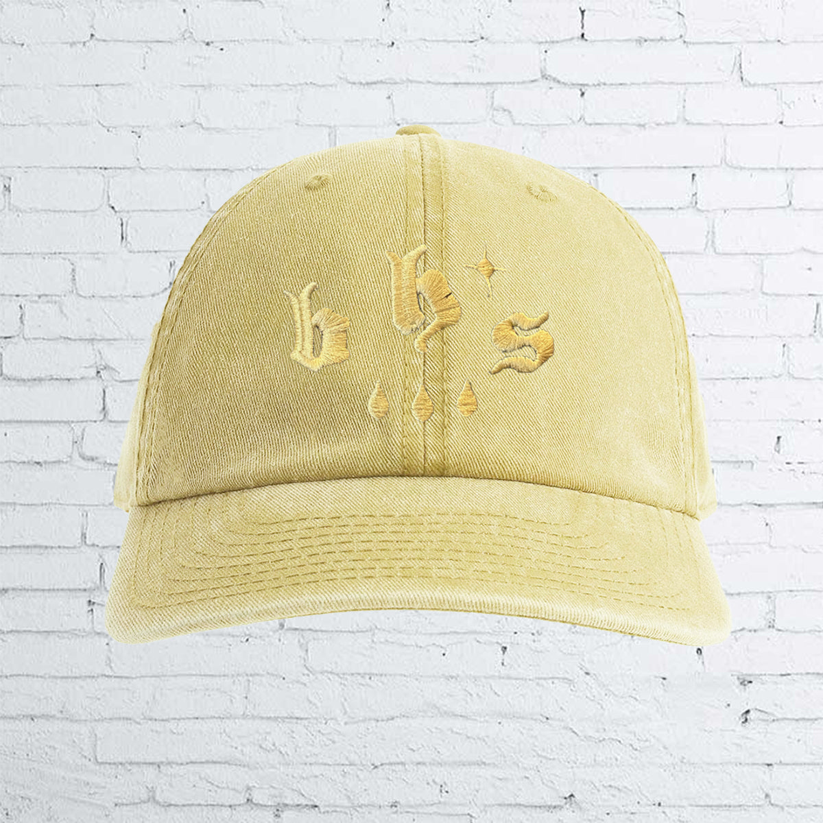 BHS DROPS EMBROIDERY Six Panel Vintage Cap