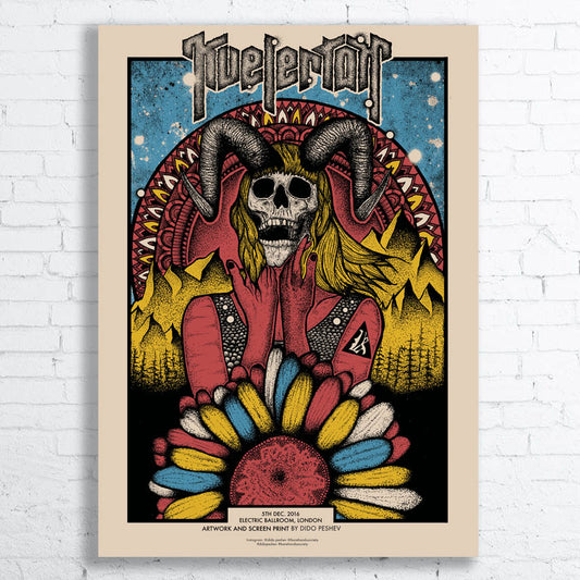 KVELERTAK Limited Edition Screen Printed Poster 2016