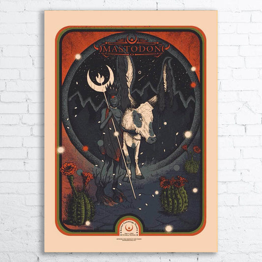 MASTODON Limited Edition Screen Printed Poster 2018