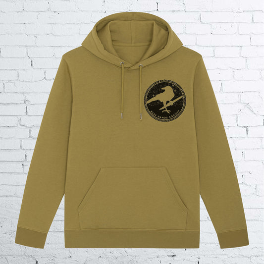 BHS PEN CROW UNISEX OLIVE OIL HOODIE