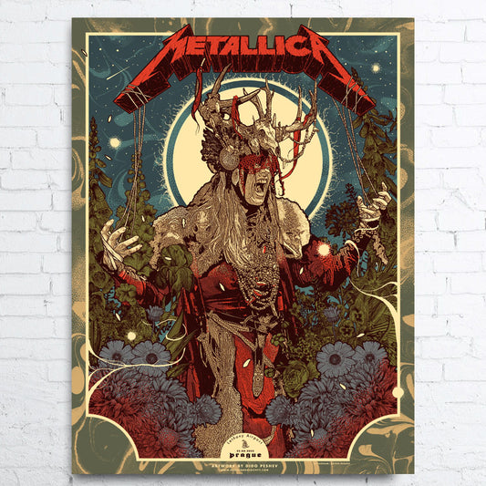 METALLICA Limited Edition Poster PRAGUE ROCKS 2022
