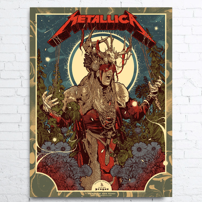 METALLICA Limited Edition Poster PRAGUE ROCKS 2022