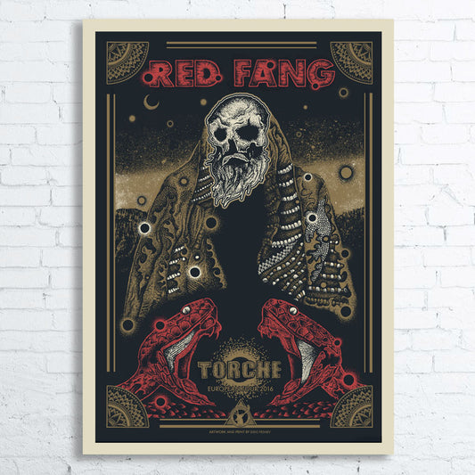 RED FANG / TORCHE Limited Edition Screen Printed Poster
