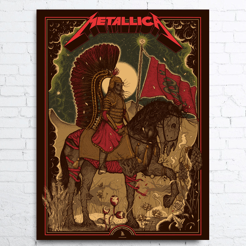 METALLICA  Limited Edition Poster WARSAW 2019