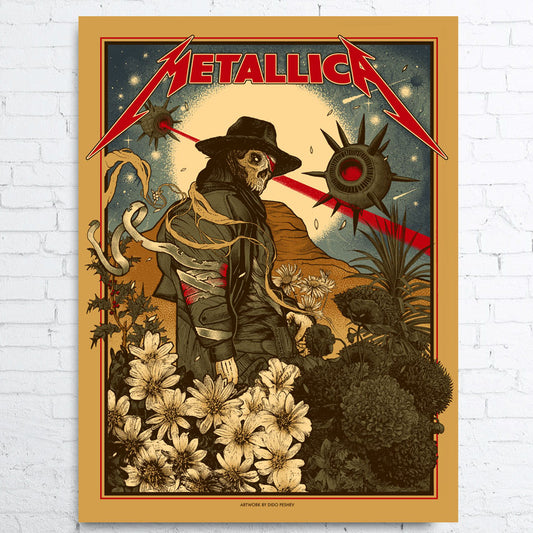 METALLICA Limited Edition Poster "SPIT OUT THE BONE" 2022