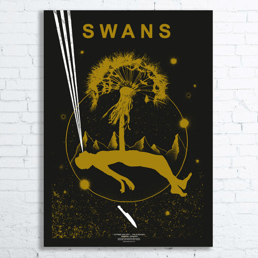 SWANS Limited Edition Screen Printed Poster 2017